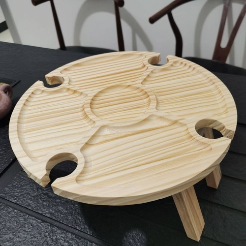 Round wood sofa - wood,