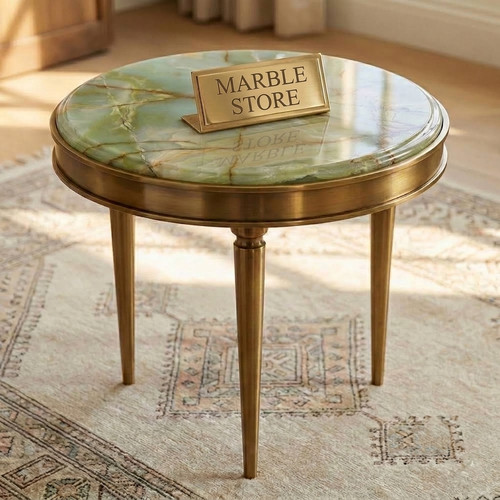Luxury green onyx circular - 15",
