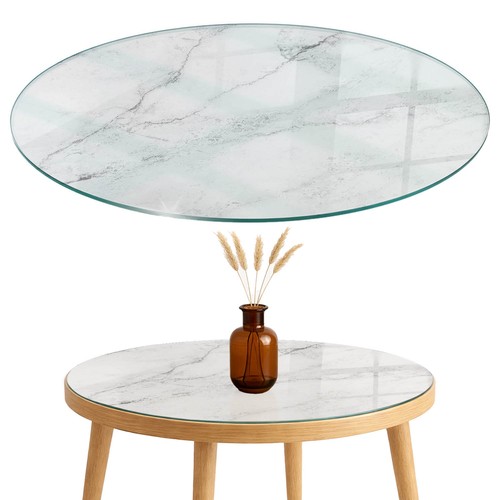 Toughened glass dining table - toughened,