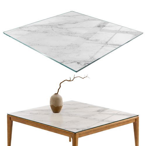 Glass top for coffee table - glass,