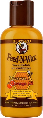 Feed wax wood polish and - n,